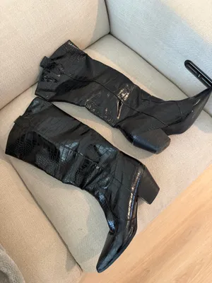 Princess Polly Boots Black thumbnail 3