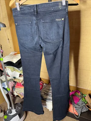 7 For All Mankind Kimmie Bootcut Jeans High Waves Wash Size 27 thumbnail 7