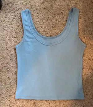 Blue Ribbed Tank thumbnail 1