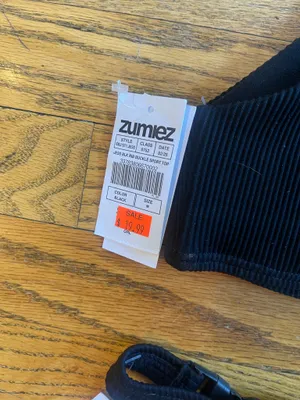 Zumiez Damsel Black Buckle Ribbed Bikini Swimsuit thumbnail 6