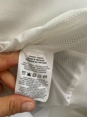 Nike Men’s White/Blue/Gray Windbreaker Jacket (Medium) thumbnail 7