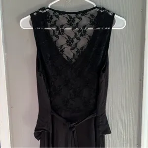 Vintage 80’s 90’s Black Lace-Up Jumpsuit‎ with Relaxed Fit sz 10 Carol Anderson thumbnail 16
