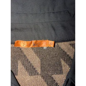 Bellini Houndstooth Mixed Media Layered Sweater Vest Blouse Top Black Tan XL thumbnail 3