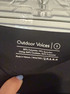 Black Outdoor‎ Voices Athletic Leggings - Sleek Everyday Workout Tights thumbnail 2