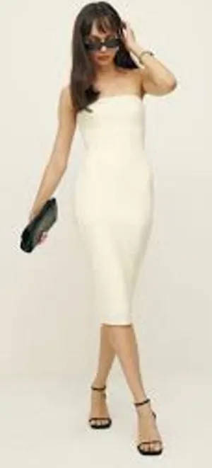 Reformation x Laura Harrier Etta Midi Dress Size Small thumbnail 1