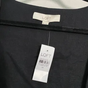 NTW Loft Black Vest Medium Linen Blend Minimalist Tie Back Classic Versatile thumbnail 3