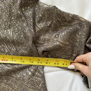 Staples‎ Womens Medium Brown Blazer Jacket Officechic Corpcore City Feminine thumbnail 6