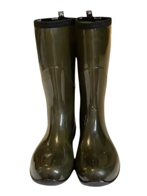 Kamik ☔︎︎ Heidi Glossy Tall Wellies Rainy Day Rain Boot ☔︎︎ Khaki Green ☔︎︎ 7M thumbnail 11