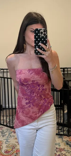Urban Outfitters Pink Tube Top thumbnail 1