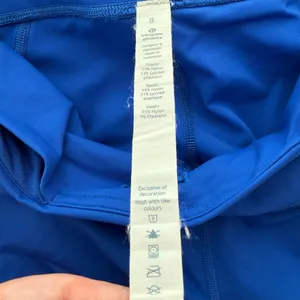 Lululemon cobalt blue cropped leggings thumbnail 10