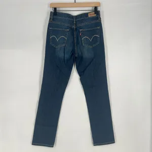Levi's Skinny Jeans Womens 27 Blue Denim Cotton‎ Stretch Medium Wash Mid Rise thumbnail 7