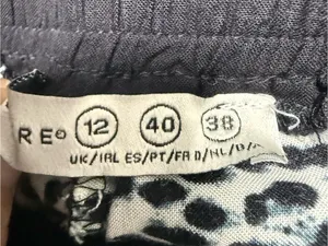 Atmosphere Black and Cream Leopard Print Joggers thumbnail 5