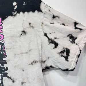 KISS Tie Dye Cropped Cut Off Tokyo Tour ‘78 Licensed Replica Crewneck Band Tee thumbnail 3