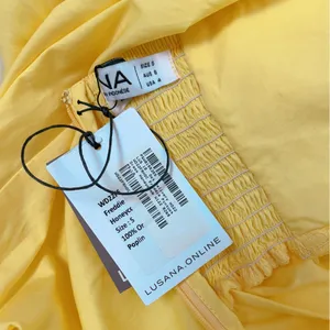Lusana Freddie Pintuck Mini Dress in Honeycomb NWT Women Dress Size Small thumbnail 8