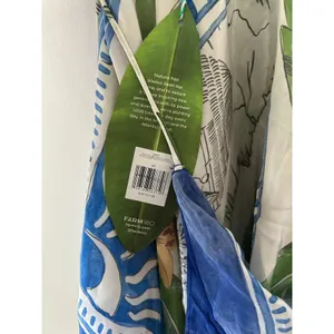 Farm Rio Tropical Destination Sleeveless Tie Maxi Dress NWT Size M thumbnail 4