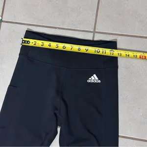 Adidas‎ Women Black Aeroready Athletic Leggings Pants size S thumbnail 7