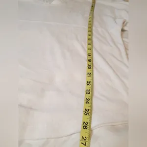 PINK Victoria's Secret White V-Neck Sweatshirt thumbnail 5