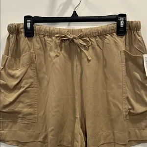 Old Navy High Waisted Playa Shorts NEW Shore Enough Medium Tan 692778 thumbnail 5