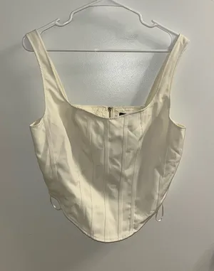 Sincerely Jules White Corset Top thumbnail 1