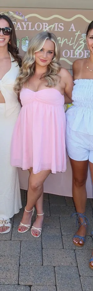 Edikted Ariellah Chiffon Babydoll Minidress thumbnail 1