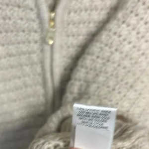 Joie Tan Zip‎ Up Sweater Size Small thumbnail 7