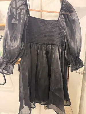 Sheer Black Puff thumbnail 4