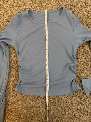 Alo Gather Long Sleeve Celestial Blue thumbnail 11