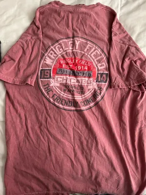 Field 47 Brand Women’s Light Pink Chicago Cubs Wrigley Tank Small thumbnail 1