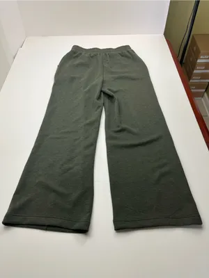 Varley DoubleSoft Green Wide Leg Pull-on Pant Womens Medium Stretch Pockets thumbnail 13