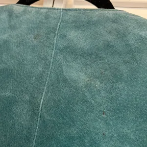 Bradley Teal Leather Lace‎ Detail Jacket Size Medium Blue thumbnail 7