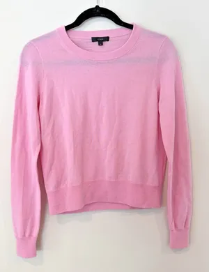 J. Crew Long Sleeve Merino Wool Crew Neck Sweater Pullover Lightweight Size XS thumbnail 1