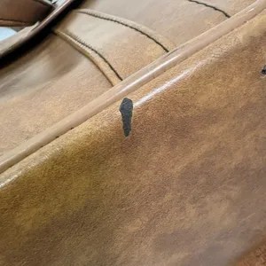 American Vintage Vintage 70s Brown Pilot Airline Bag with Keys thumbnail 8
