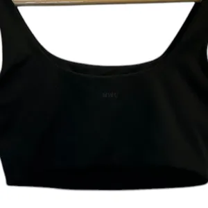 MADEWELL Black Stretch Knit Elastic Band Sports Bra - Size Small thumbnail 7