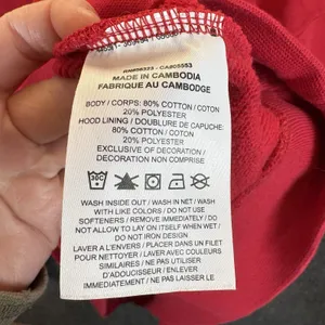 Jordan Red Hoodie Streetwear Women's Sport Size‎ S Loose Fit Crop thumbnail 4