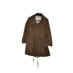 Anthropologie M Jacket Anorak Trench Coat Field Jacket Cargo Brown Mid Length thumbnail 6