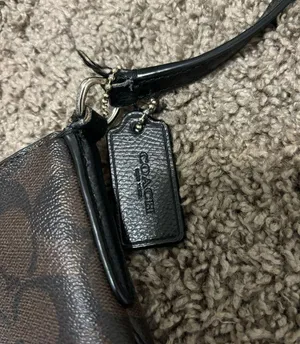 Coach Signature North/South Crossbody Signature Coated Canvas Purse thumbnail 10