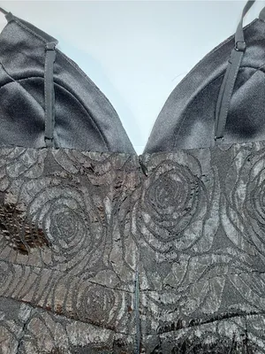 Lulus Loving is Easy Black Jacquard Pleated Skater Black‎ Mini Dress size small thumbnail 11