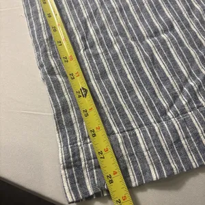 C EST 1946 Striped Wide‎ Leg Linen Blend Pants Medium Beachy Coastal Hippie Boho thumbnail 7