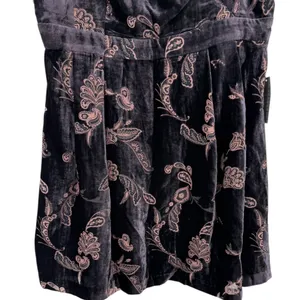 Eliza J Velvet Burnout Cape Sleeve Floral Paisley V Neck Dress Size 16 Feminine thumbnail 9