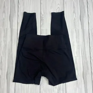 Lululemon High Rise Wunder Under Tech Mesh Black 6 thumbnail 5