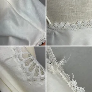 Vintage Camisole Lingerie Tank Top Women‎ Coquette Lace Strap Balletcore 1980s thumbnail 9
