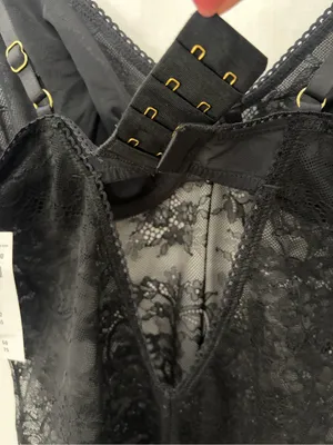 Abercrombie & Fitch Black Lace Bodysuit Underwire Medium NWT(A733) thumbnail 10