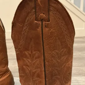Abilene Women's Brown Leather Cowboy Boots size 5.5 M thumbnail 8