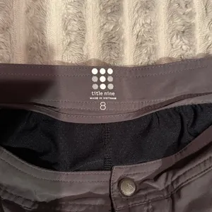 Title Nine Women 8 Athletic Skort Taupe Gray Hiking Golf Tennis Skirt Liner thumbnail 3