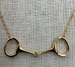 Genuine Sterling Silver Snaffle Bit Necklace thumbnail 2
