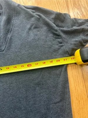 Athleta Clarity V-Neck Sweatshirt Womens Small S‎ Gray Shawl Neck Nirvana L/S thumbnail 9