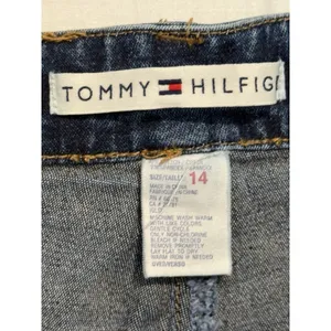 Tommy Hilfiger Women's Straight Jeans Blue Medium Wash Denim Mid Rise thumbnail 3