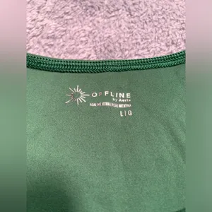 Aerie offline real me xtra Green Women's Tank Top large thumbnail 2