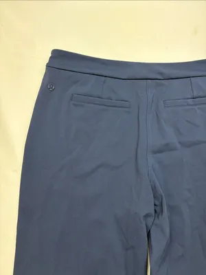 Lululemon size large women's tapered leg mid rise pant 7/8 length luxtreme navy thumbnail 11