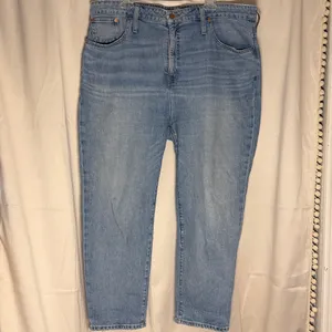 Madewell Plus‎ Classic Straight Jeans Light Wash Size 35 thumbnail 2